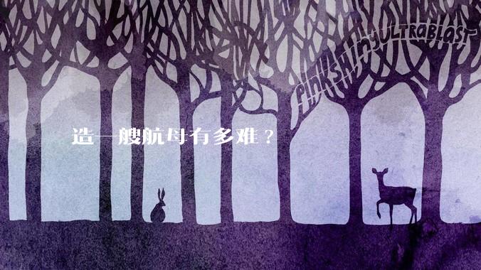 造一艘航母有多难?
